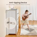 White 10-Drawer Dresser for Bedroom and Living Room