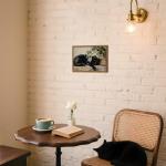 Cute Vintage Black Cat Canvas Wall Art 8x10