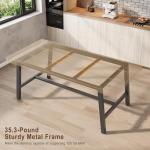 Rustic Industrial Dining Table for 6-8 People