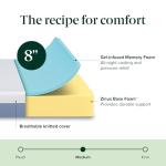 Zinus 8 Inch Full Memory Foam Mattress - Cooling