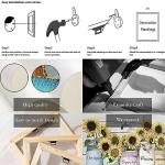 Cherry Blossom Moon Lake Framed Canvas Art Set