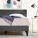 Liam Dark Grey Queen Bed Frame