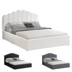 Alfordson Double Bed Frame with Gas Lift Storage