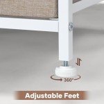 Tall Oak Chest of 8 Drawers Dresser