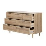Natural 7-Drawer Tall Chest of Drawers