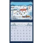 Folk Art Wall Calendar by Mary Singleton
