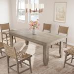 Farmhouse Dining Table for 6-8 People, 71