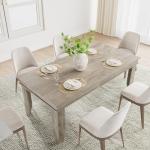 Farmhouse Dining Table for 6-8 People, 71
