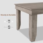 Farmhouse Dining Table for 6-8 People, 71