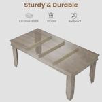 Farmhouse Dining Table for 6-8 People, 71