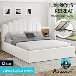 Alfordson Double Bed Frame with Gas Lift Storage