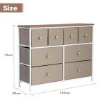 Tall Oak Chest of 8 Drawers Dresser