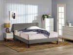 Liam Dark Grey Queen Bed Frame