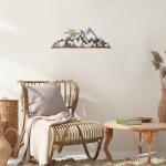 Colorful Mountain Range Metal Wall Art Decor