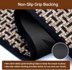 Washable Non-Skid Kitchen Rugs Set of 2