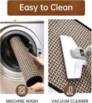 Washable Non-Skid Kitchen Rugs Set of 2
