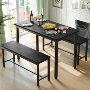 Tatub 3-Piece Dining Table Set for 4