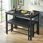 Tatub 3-Piece Dining Table Set for 4