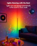 Smart RGB Corner Floor Lamp with App & Remote