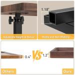 Adjustable C Table with Swivel for Small Spaces