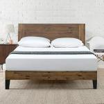 Zinus Tonja Wood Platform Bed Frame with Headboard