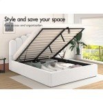 Alfordson Double Bed Frame with Gas Lift Storage
