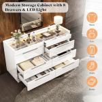 4-Piece Modern Bedroom Furniture Set with Nightstands