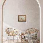 Vintage Gold Framed Easter Bunny Wall Art