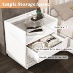 4-Piece Modern Bedroom Furniture Set with Nightstands