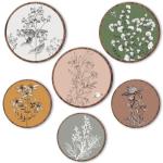 Boho Plant Wall Art Decor Set of 6