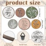 Boho Plant Wall Art Decor Set of 6