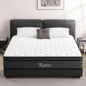 Vantto 12 Inch Memory Foam Hybrid Mattress