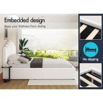 Alfordson Double Bed Frame with Gas Lift Storage