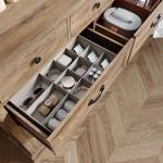 LINSY HOME 9-Drawer Rustic Oak Dresser