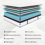 Amztree 12" Queen Mattress - Memory Foam & Coils