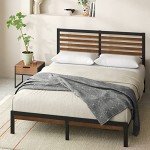 Zinus Kai Bamboo Metal Platform Bed Frame, Full