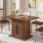 Extendable Mid Century Dining Table for 4-6