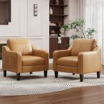 Set of 2 Mid-Century Modern Accent Chairs