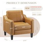 Set of 2 Mid-Century Modern Accent Chairs