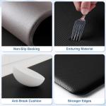 Cushioned Anti-Fatigue Kitchen Mat Set, 2PCS