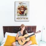 Sarcastic Highland Cow Canvas Wall Art Decor