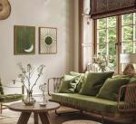 Boho Sun and Moon Canvas Wall Art Set