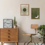Boho Sun and Moon Canvas Wall Art Set