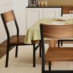 Set of 6 Modern Ergonomic Dining Chairs