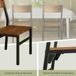 Set of 6 Modern Ergonomic Dining Chairs