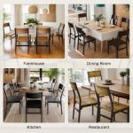 Set of 6 Modern Ergonomic Dining Chairs