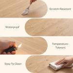 78.7" Farmhouse Dining Table with Hidden Drawers