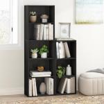 Furinno LUDER 5-Cube Bookshelf in Blackwood