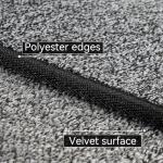 AREDO Washable Non-Slip Runner Rug 2x6 ft Black