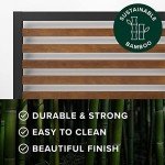 Zinus Kai Bamboo Metal Platform Bed Frame, Full